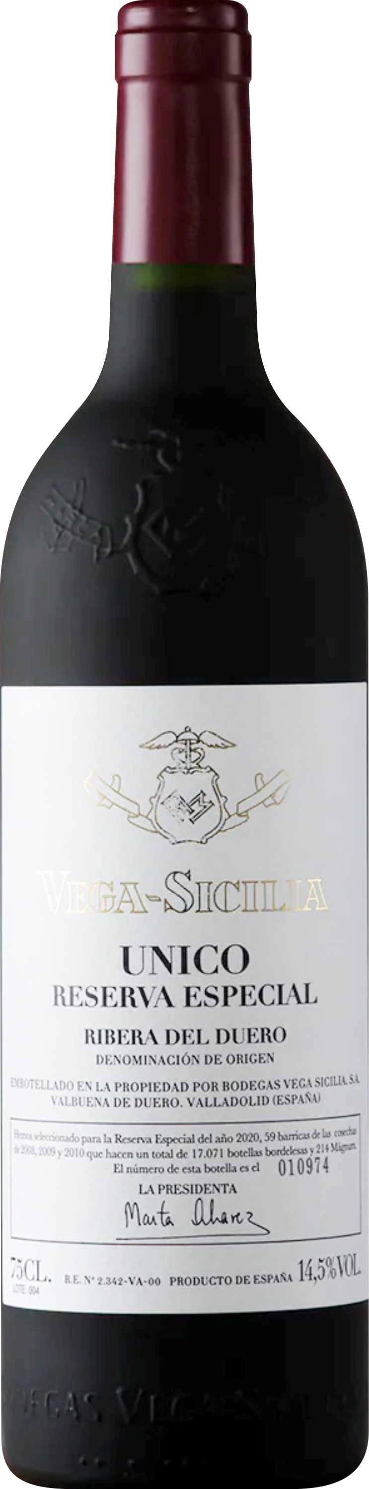 Vin Vega-Sicilia Unico Reserva Especial 2022 0.75L